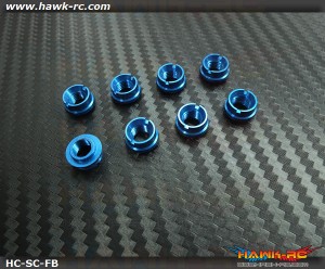 Hawk TX Switch Cap Blue (Fringe Bottom, JR, Spektrum)